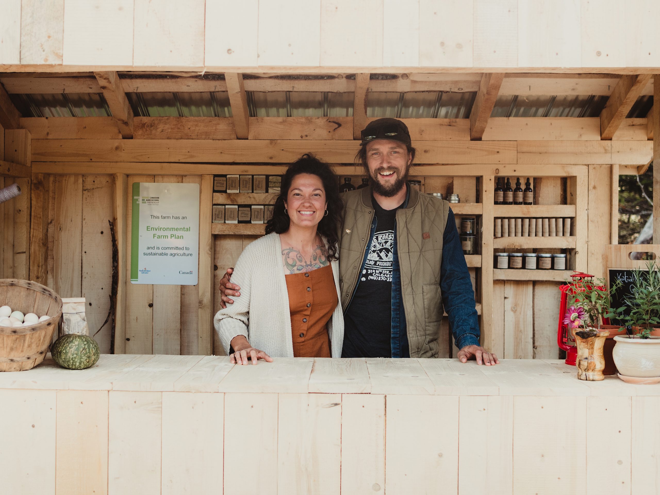 A life-long dream: Megan Samms and partner Ash Hall envision a community-based studio, workspace and place to house community art events in scenic Codroy Valley, Newfoundland and Labrador. Photo: Kirsten Pope