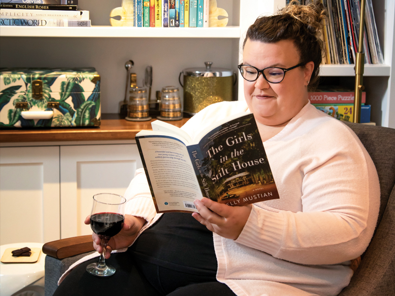 Dartmouth, N.S. resident Megan Brydon loves the idea of a locally owned bespoke book club. Photo: Bruce Murray, Visionfire Studios
