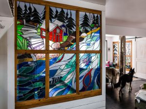 Artist Urve Manuel brings her passion for the wilderness into her kiln glass creations. Photo: Urve Manuel